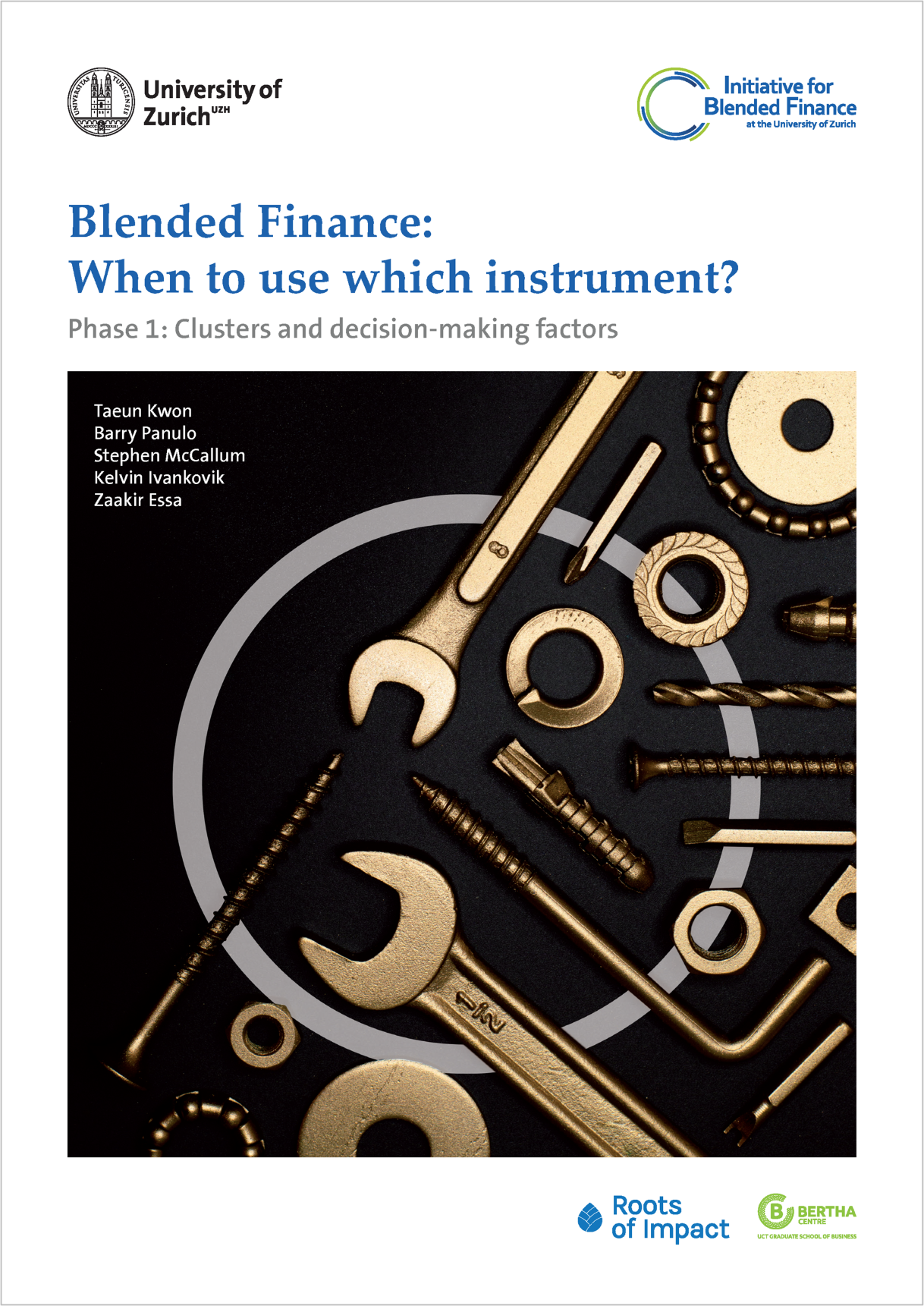 Blended Finance Report Cover