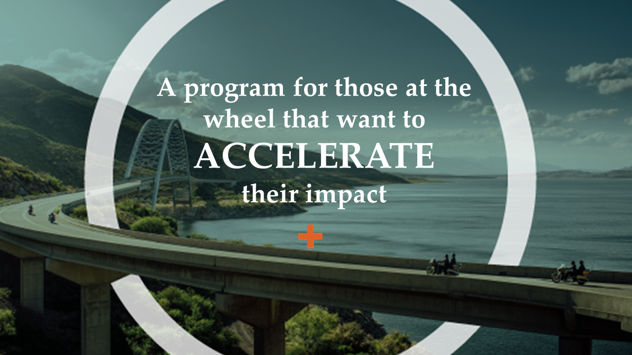 Website header of the ACCELERATE training program